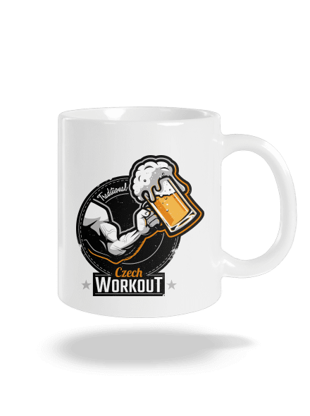 Czech workout hagyományos bögre White