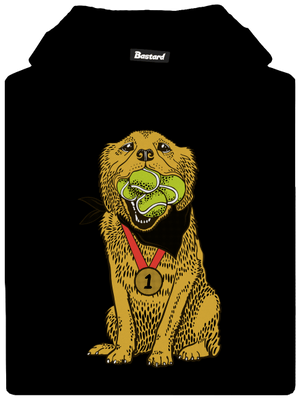 Arany retriever gyerek kenguruzsebes pulóver Black