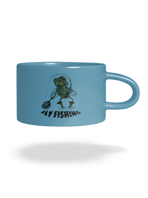 Fly fishing macaron bögre Blue Macaron