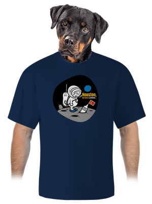  unisex túlméretezett póló Midnight Blue