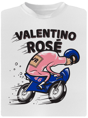 Valentino Rosé férfi sportpóló White