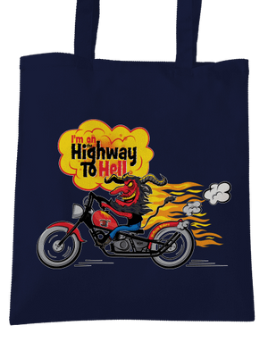 Highway to hell táska French Navy