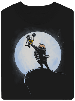 Minyon király unisex crewneck Black