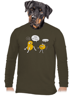 férfi hosszú ujjú póló