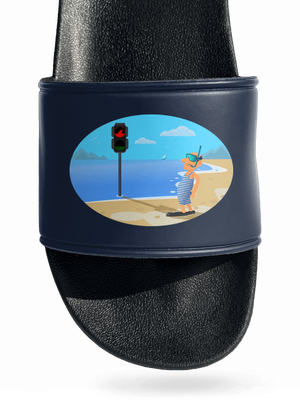 Biztonságos úszás papucs Navy