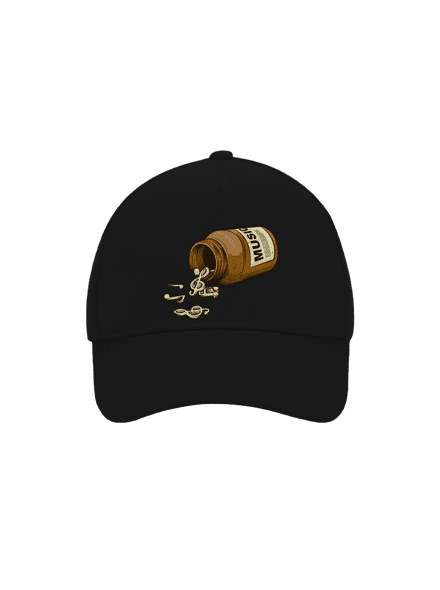 Music Pills baseballsapka Black