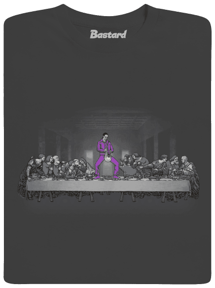 Jézus és Lebowski férfi hosszú ujjú póló Dark Grey