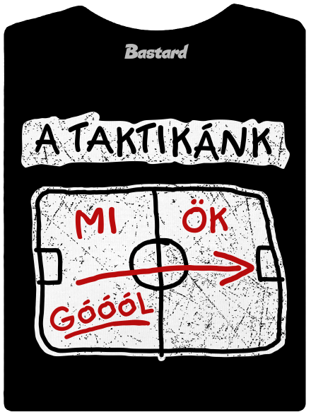 A taktikánk prémium női póló Black