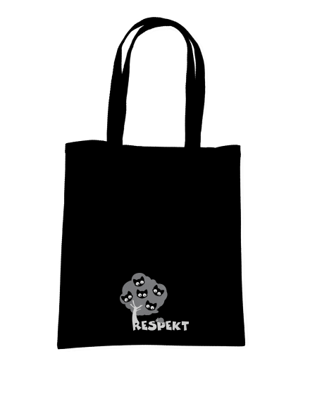 Tisztelet táska Black