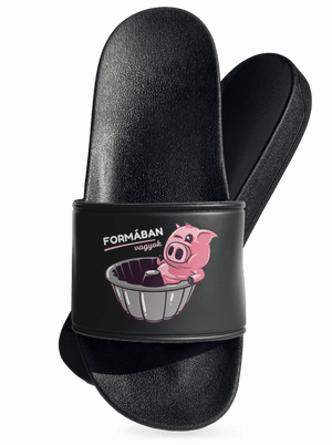 Formában papucs Black