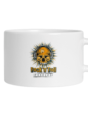Rock'n'Roll forever macaron bögre White