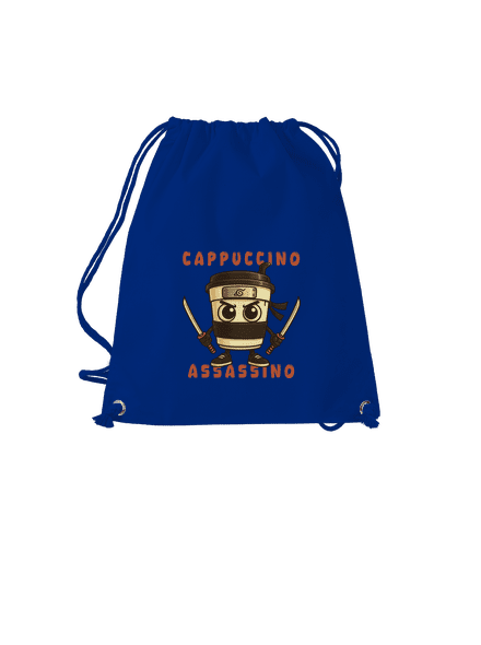 Cappuccino Assasino – Italian Brainrot hátizsák Royal Blue Mal