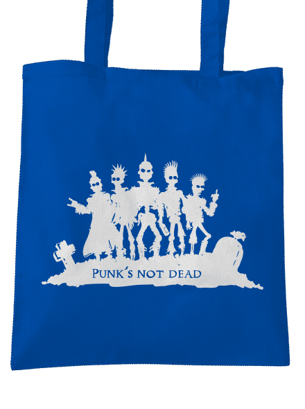Punks not dead! táska Bright Royal