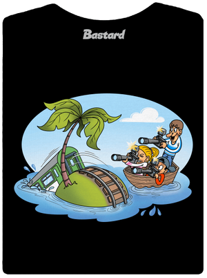 Vasúti sziget prémium női póló Black