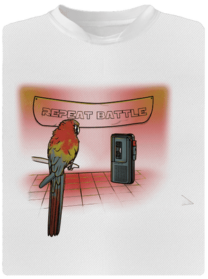 Repeat battle gyerek sport póló White