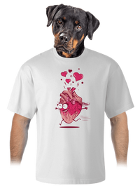 unisex túlméretezett póló