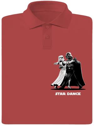 Star dance férfi pólóingek Burgundy