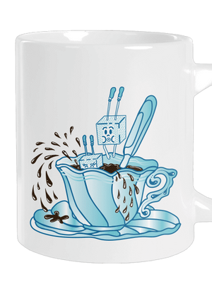 Cukorfüggő nagy bögre White