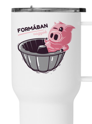 Formában termosz bögre White