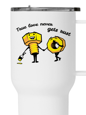 True love termosz bögre White