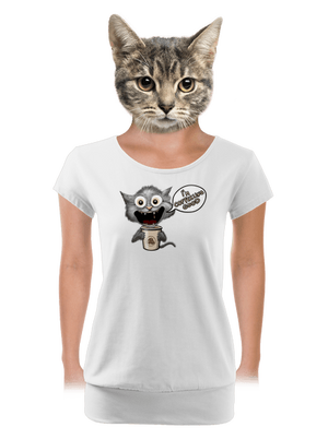 női póló elasztikus alsó szegéllyel