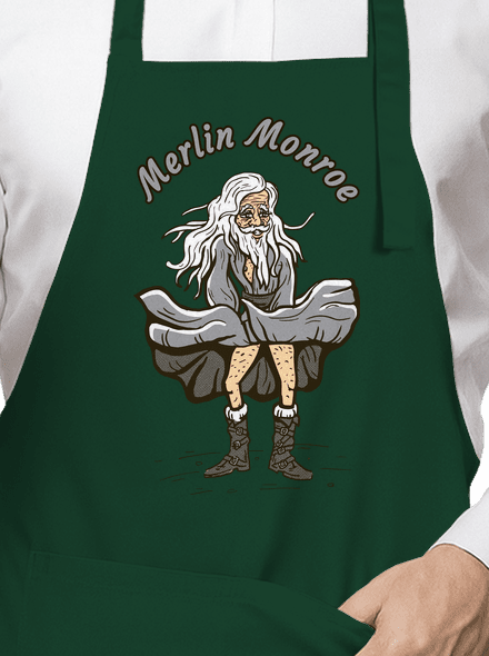 Merlin Monroe	 kötény Bottle Green