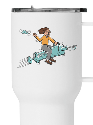 Mentesség termosz bögre White