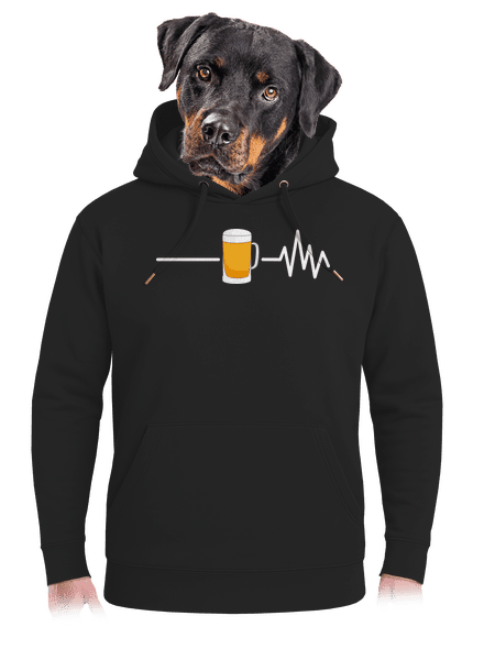 Beer help unisex prémium pulóver Dark Black