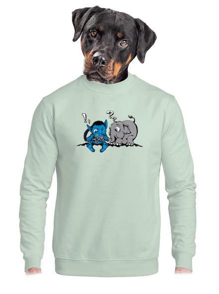 Error 501 unisex crewneck Blush Mint
