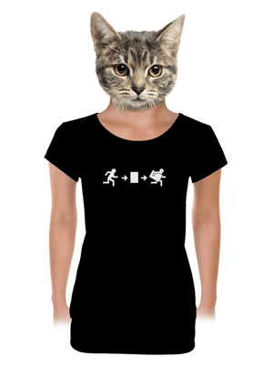 női póló elasztikus alsó szegéllyel