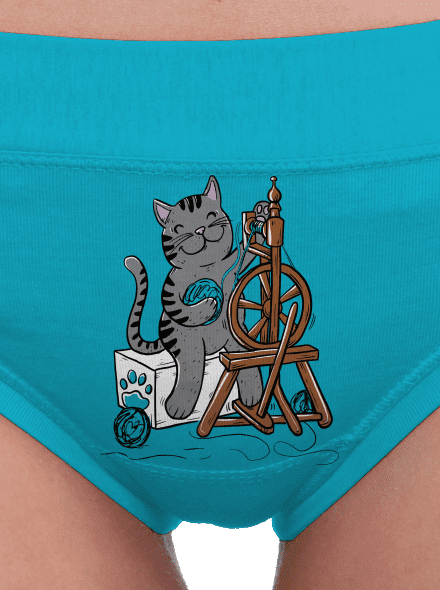 Dorombol a macska női bugyik Turquoise