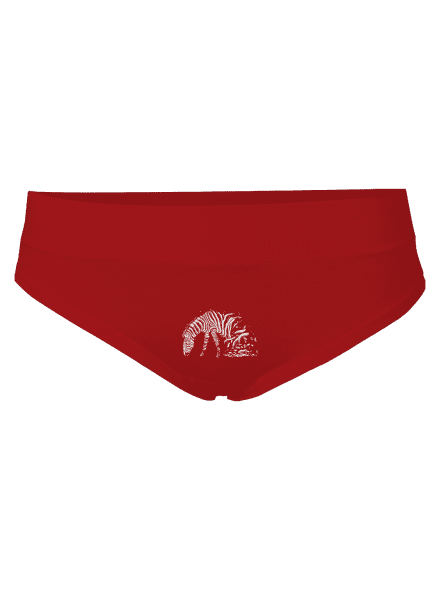 Zebra szerelem női bugyik Red Mal