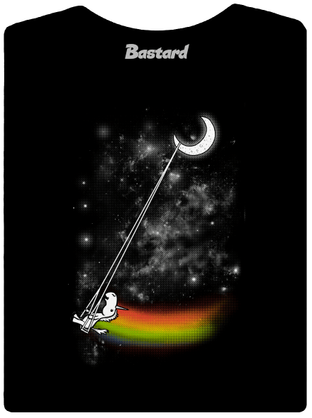 Unicorn universe prémium női póló Black
