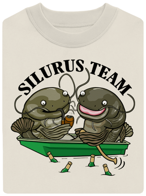 Silurus team unisex crewneck Off White