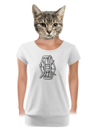 női póló elasztikus alsó szegéllyel