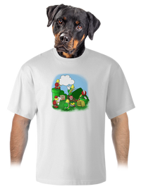 unisex túlméretezett póló