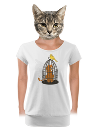 női póló elasztikus alsó szegéllyel