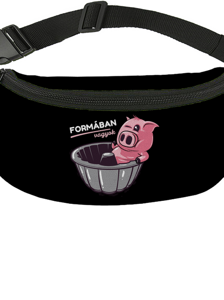 Formában övtáska Black