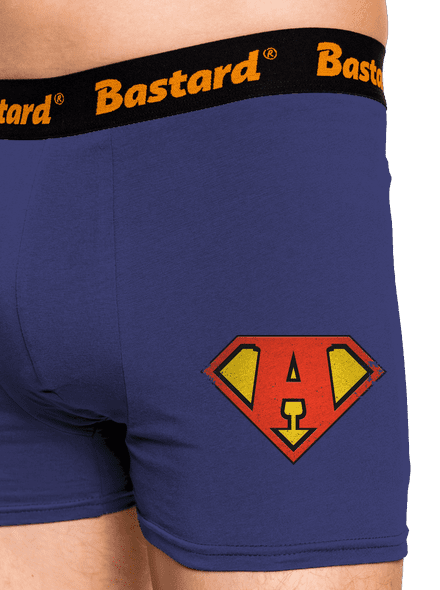 Szuperhős vagyok boxeralsó Blue Navy