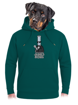 James Bong unisex prémium pulóver Emerald Green