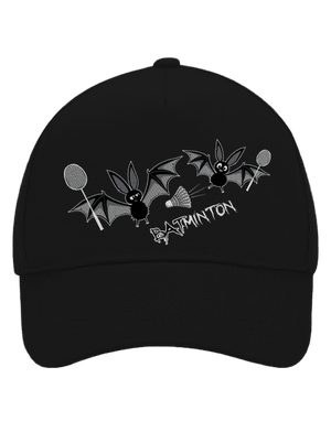 Batminton baseballsapka Black