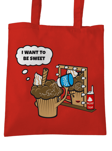 Sweet muffin táska Bright Red