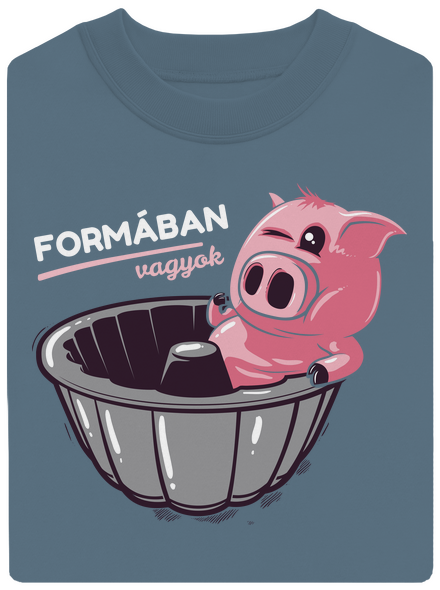 Formában unisex crewneck Nordic Blue