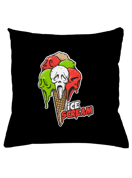 Ice Scream párna Black