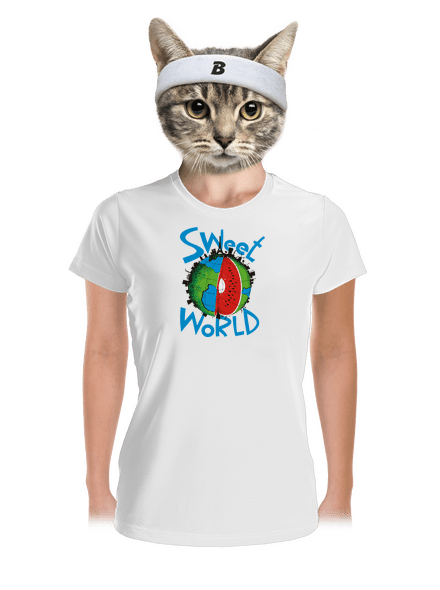 Sweet world női sportpóló White