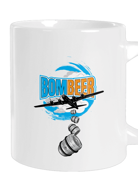 BomBeer nagy bögre White