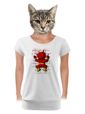 női póló elasztikus alsó szegéllyel