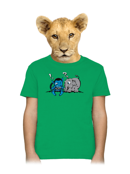 Error 501 gyerek póló Kelly Green