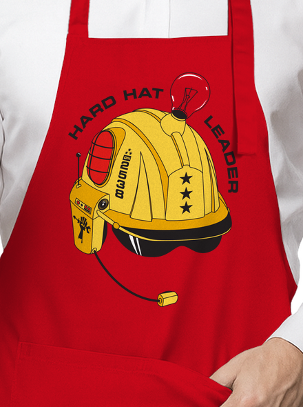 Hard hat leader kötény Red