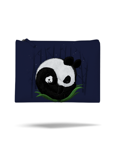 Két alvó panda kis táska French Navy